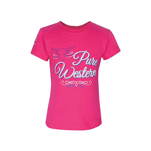 P6Y5501019 Pure Western Girl's Kara Tee