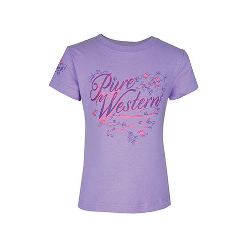 P6Y5502019 Pure Western Girl's Emily Tee