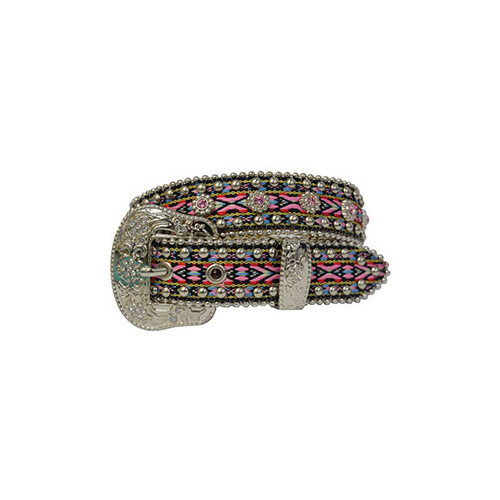 P6Y900BEL Pure Western Women's Girl's Jesse Bling Belt