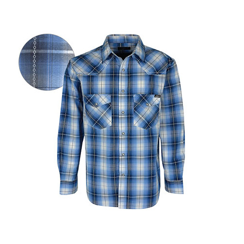 PY61100003 Pure Western Men's Lane check L/S Shirt