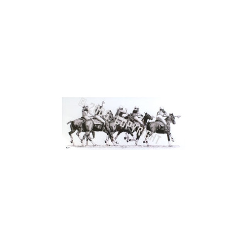 RER002: GICLEE FINE ART PRINT ‚ÄòLADIES POLOCROSSE‚Äô UNFRAMED