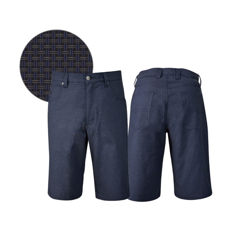 T6S1305028 THOMAS COOK MENS EDGEWORTH CHECK COMFORT WAIST SHORTS [Size: 30 Colour: Black]