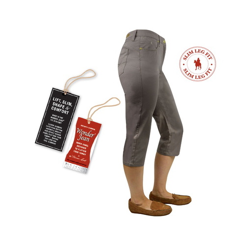 T6S2216045 THOMAS COOK WOMENS SARINA SLIM LEG WONDER JEAN CAPRI [Size: 8 Colour: Dark Navy]