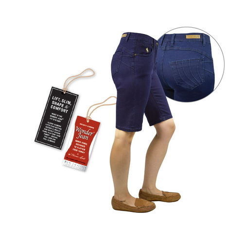 T6S2301075 THOMAS COOK WOMENS SOMERS WONDER JEAN SHORTS [Size: 8 Colour: Somers Wash]
