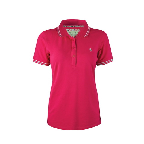 T6S2501050 THOMAS COOK WOMENS HERITAGE S/S POLO [Size: 8 Colour: Bright Rose]