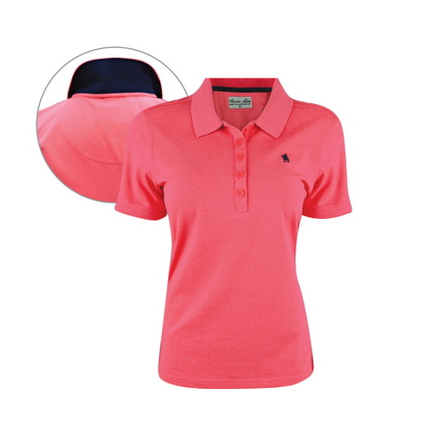 T6S2501060 THOMAS COOK WOMENS NOOSA S/S POLO [Size: 8 Colour: Neon Pink]