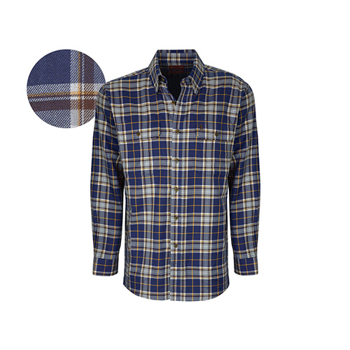 T6W1115001 THOMAS COOK MEN'S KENNY CHECK 2-PKT L/S SHIRT [Size: S Colour: Dark Blue]