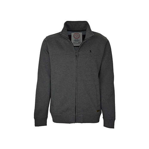 T6W1720037 THOMAS COOK MEN'S ZIP THRU FLEECE JACKET [Size: S Colour: Charcoal Grey]