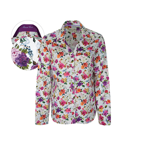T6W2117045 THOMAS COOK WOMEN'S DUNSBOROUGH PRINT L/S SHIRT [Size: 8 Colour: Multi]