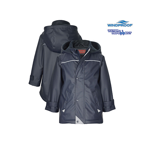 T6W3700082 THOMAS COOK BOY'S REFLECTIVE RAINCOAT [Size: 2 Colour: Dark Navy]