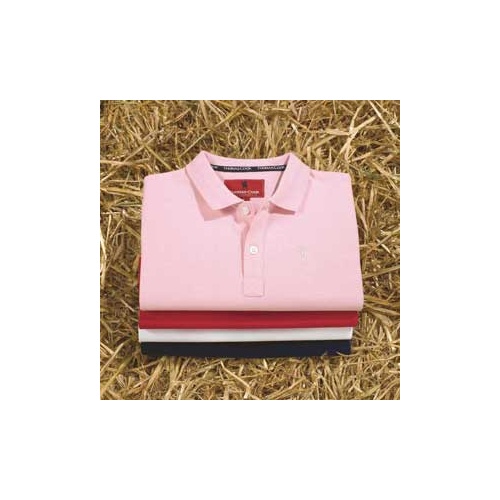 TCP7501009 Thomas Cook Kid's Pique Short Sleeve Polo Top [Size: 2 Colour: Bright Red]