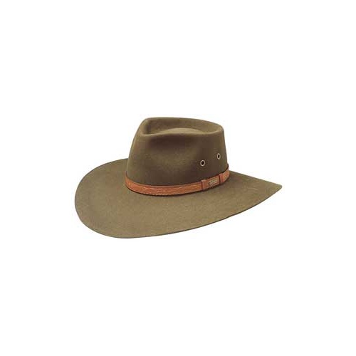 Akubra Territory Hat [Size: 53 cm Colour: Khaki]