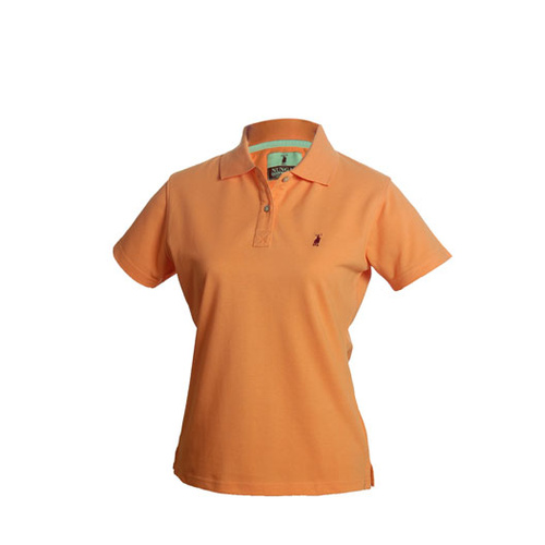 W-POLO-ORGE Nungar Women's Pique Knit Polo [Size: S Colour: Orange]