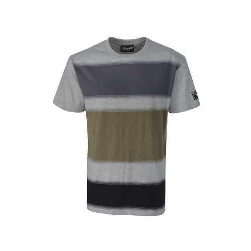 X6S1557098 WRANGLER MENS DUSTY S/S TEE [Size: S Colour: Grey Marle]