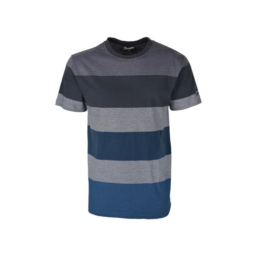 X6S1557099 WRANGLER MENS EDISON S/S TEE [Size: S Colour: Blue Multi]