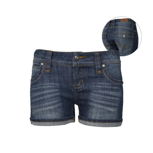 X6S2301110 WRANGLER WOMENS COBY STRETCH DENIM SHORT [Size: 8 Colour: Indigo]