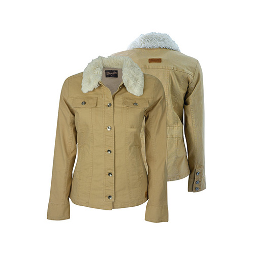 X6W2774049 WRANGLER WOMEN'S TONI JACKET [Size: XS Colour: Tan]